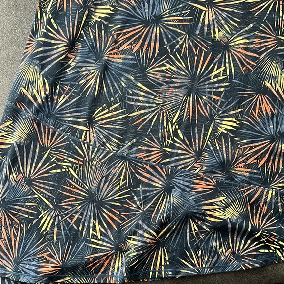 Exofficio Blue midi resort wear A-line skirt size M - Picture 9 of 14